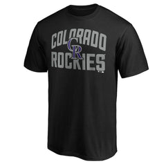 Black Colorado Rockies Father's Day #1 Dad T-Shirt