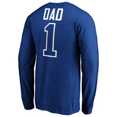 Royal Kansas City Royals Father's Day #1 Dad Long Sleeve T-Shirt