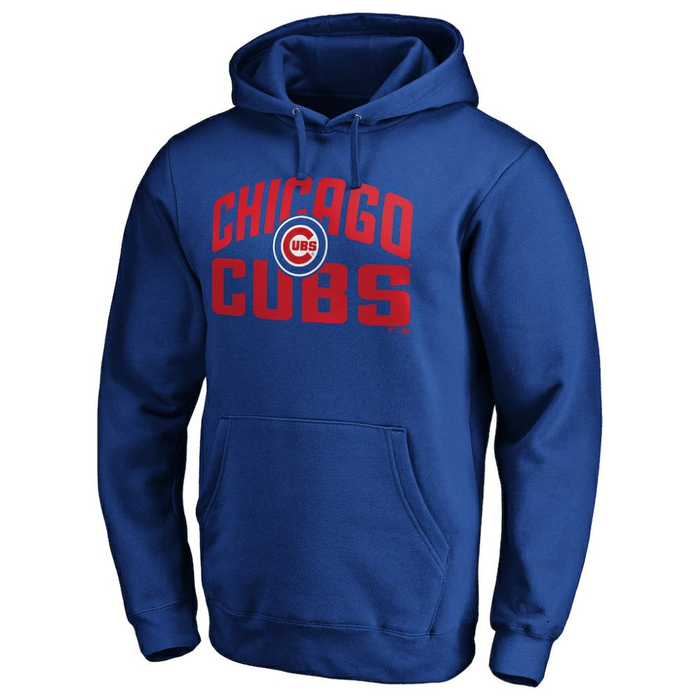 Royal Chicago Cubs Father's Day #1 Dad Pullover Hoodie