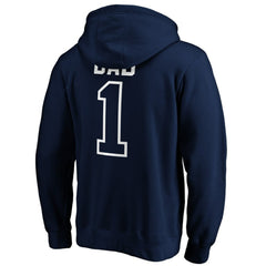 Navy Houston Astros Father's Day #1 Dad Pullover Hoodie