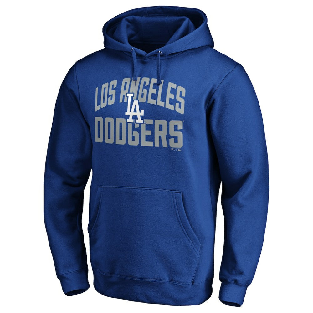 Royal Los Angeles Dodgers Father's Day #1 Dad Pullover Hoodie
