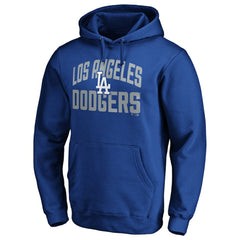 Royal Los Angeles Dodgers Father's Day #1 Dad Pullover Hoodie