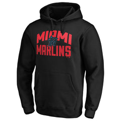 Black Miami Marlins Father's Day #1 Dad Pullover Hoodie