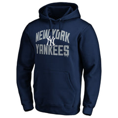Navy New York Yankees Father's Day #1 Dad Pullover Hoodie
