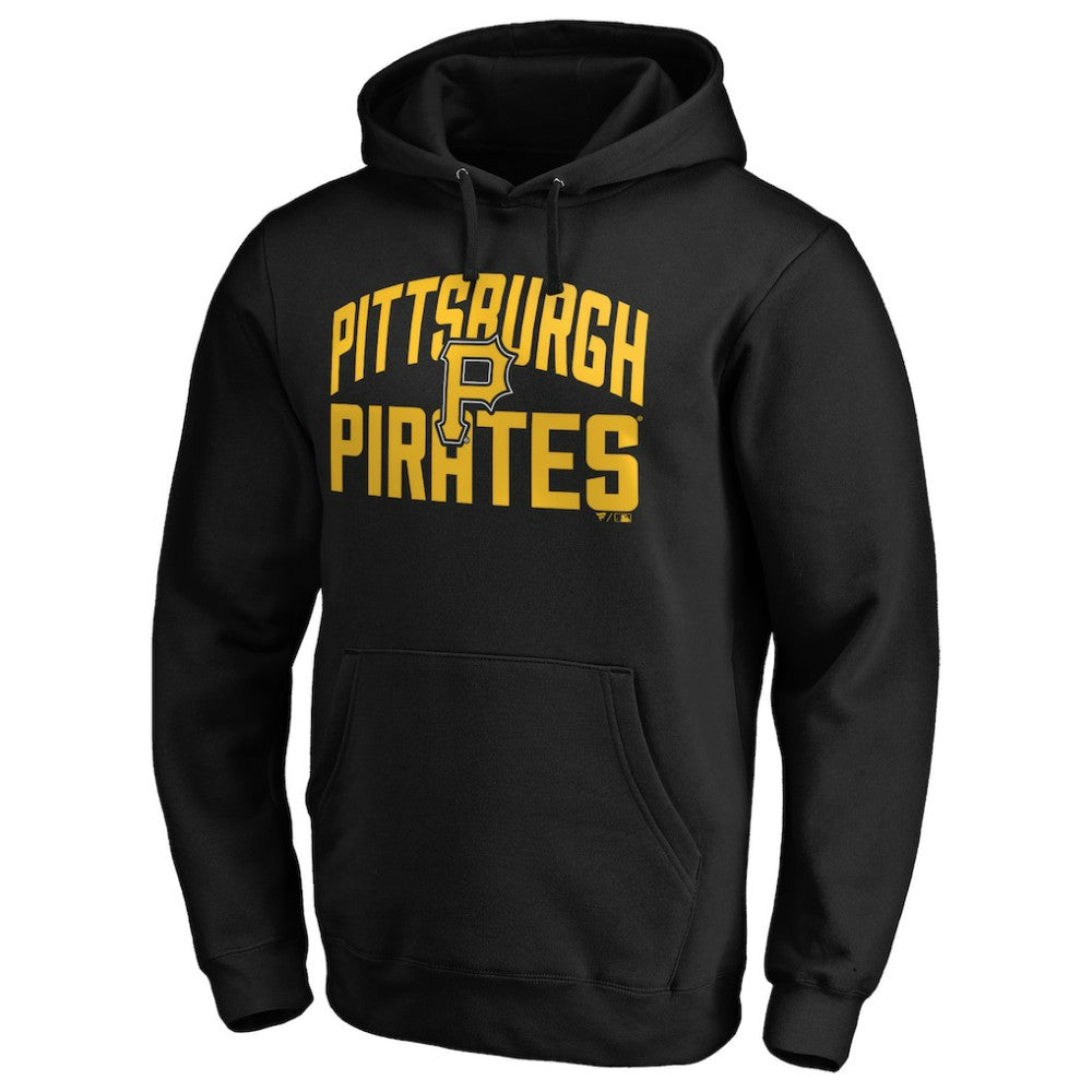 Black Pittsburgh Pirates Father's Day #1 Dad Pullover Hoodie