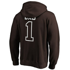 Brown San Diego Padres Father's Day #1 Dad Pullover Hoodie