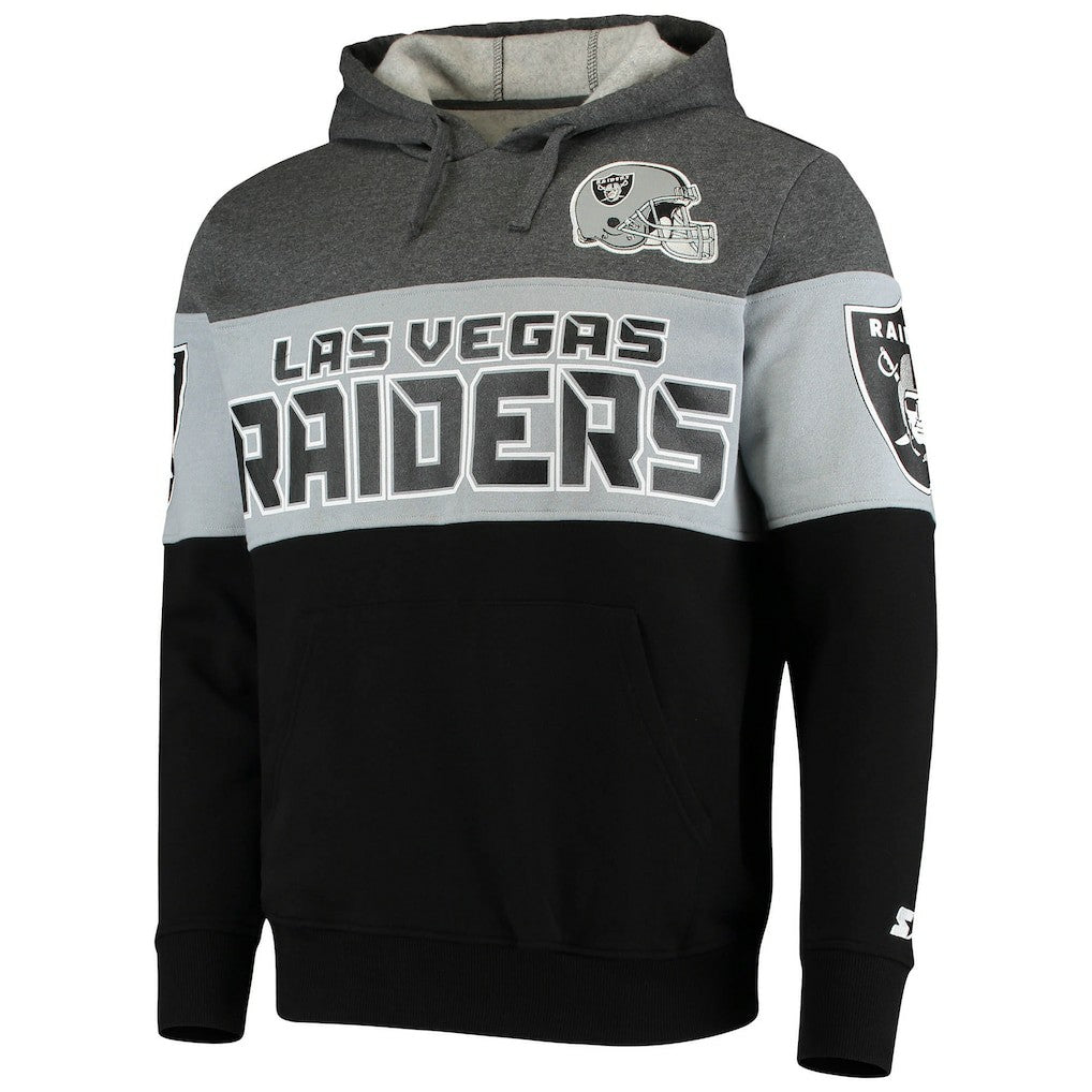 Starter Extreme Fireballer Pullover Hoodie - Las Vegas Raiders Hoodies