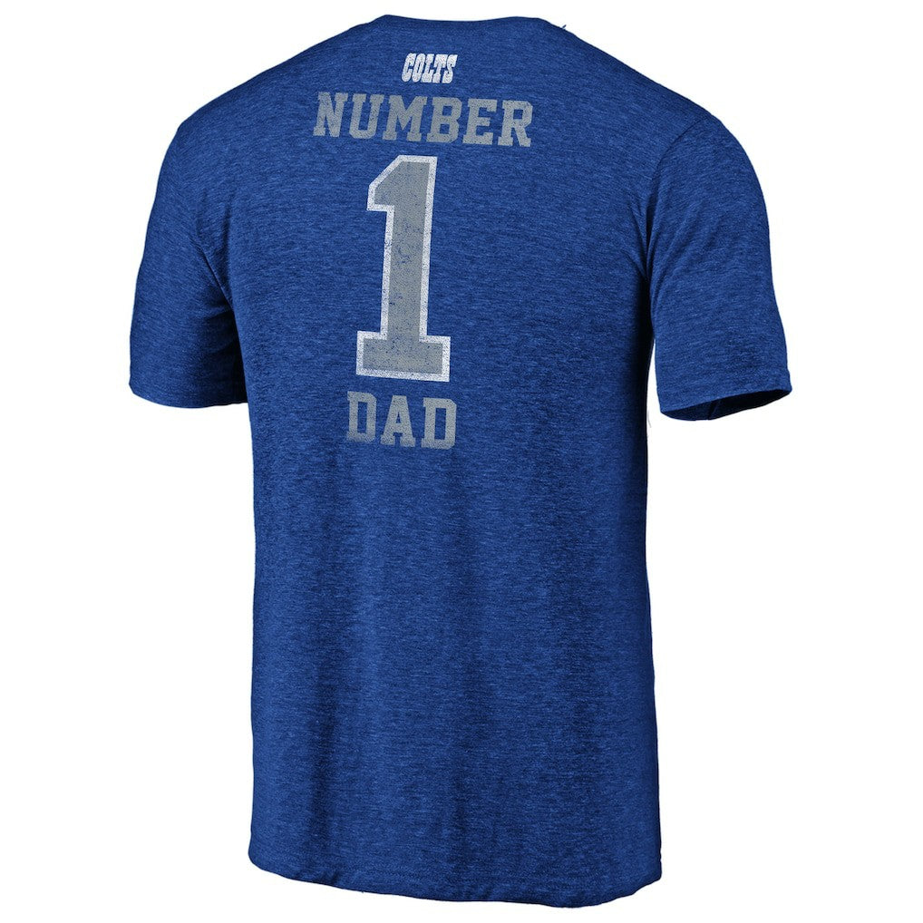 #1 Dad Team Logo T-Shirt - Indianapolis Colts T-shirts