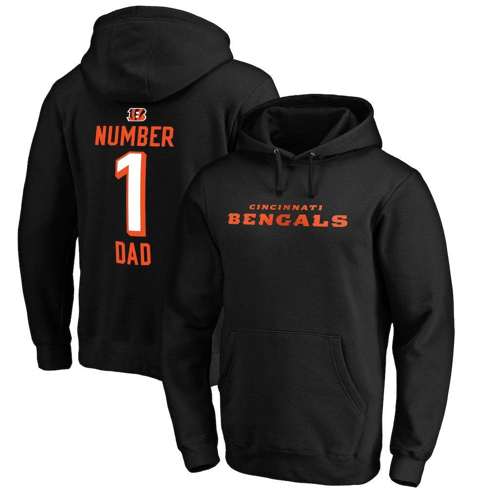 #1 Dad Pullover Hoodie - Cincinnati Bengals Hoodies
