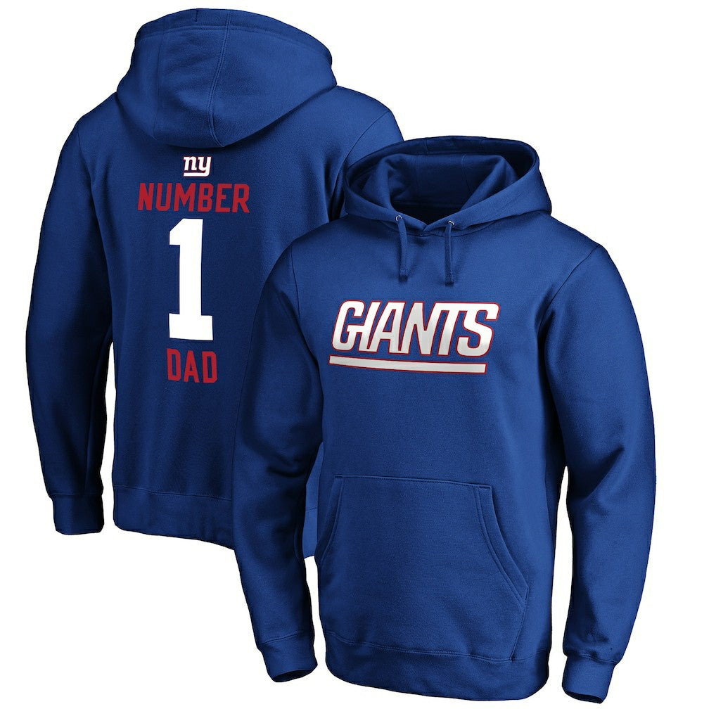 #1 Dad Pullover Hoodie - New York Giants Hoodies