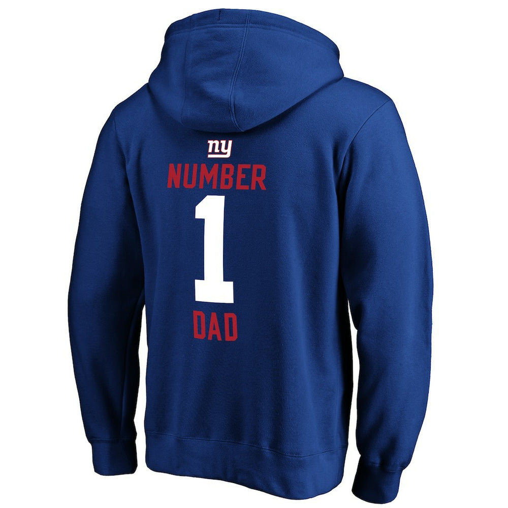 #1 Dad Pullover Hoodie - New York Giants Hoodies