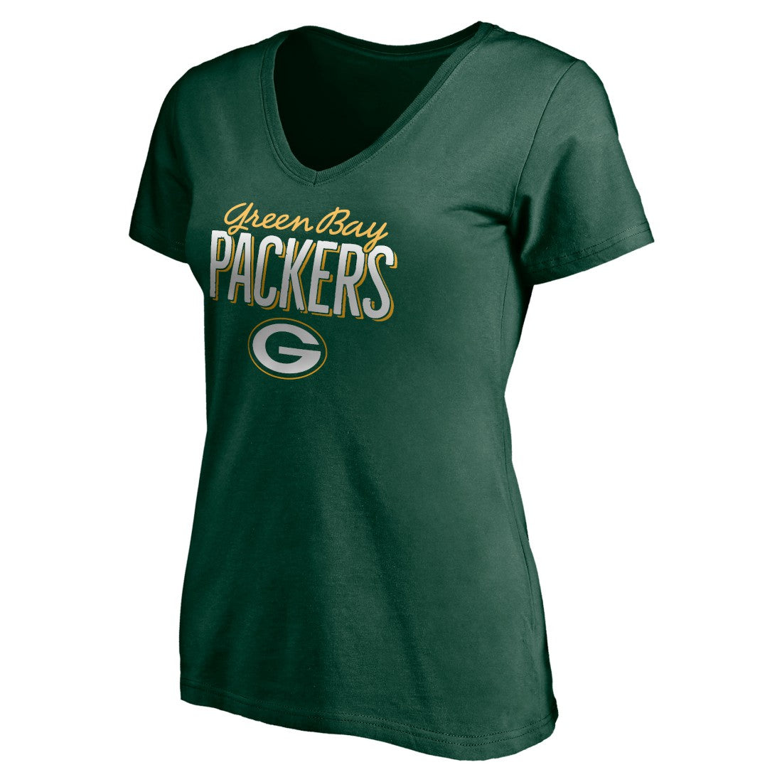 Women's Nostalgia V-Neck T-Shirt - Green Bay Packers T-shirts