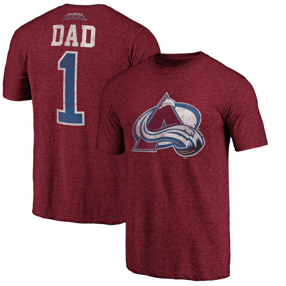 NHL Colorado Avalanche Greatest Dad Tri-Blend T-Shirt