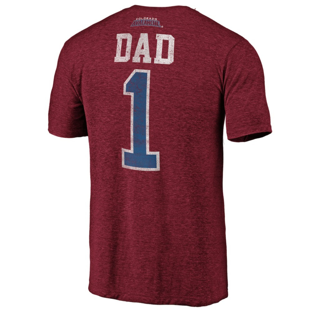 NHL Colorado Avalanche Greatest Dad Tri-Blend T-Shirt