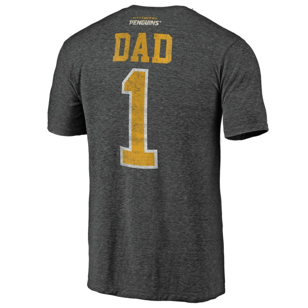 NHL Pittsburgh Penguins Greatest Dad Tri-Blend T-Shirt