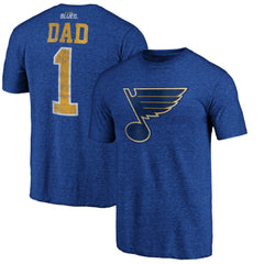 NHL St. Louis Blues Greatest Dad Tri-Blend T-Shirt