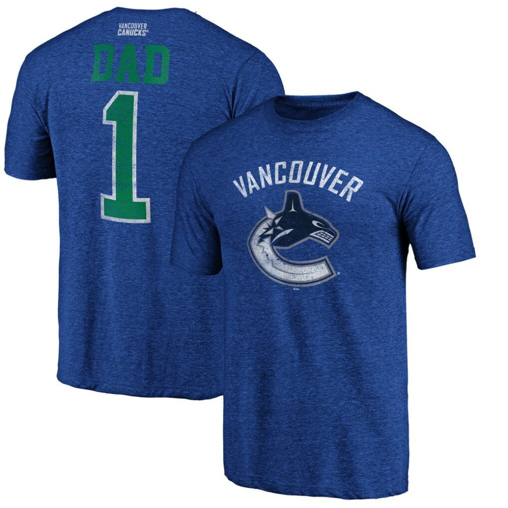 NHL Vancouver Canucks Greatest Dad Tri-Blend T-Shirt