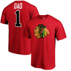 NHL Chicago Blackhawks #1 Dad T-Shirt