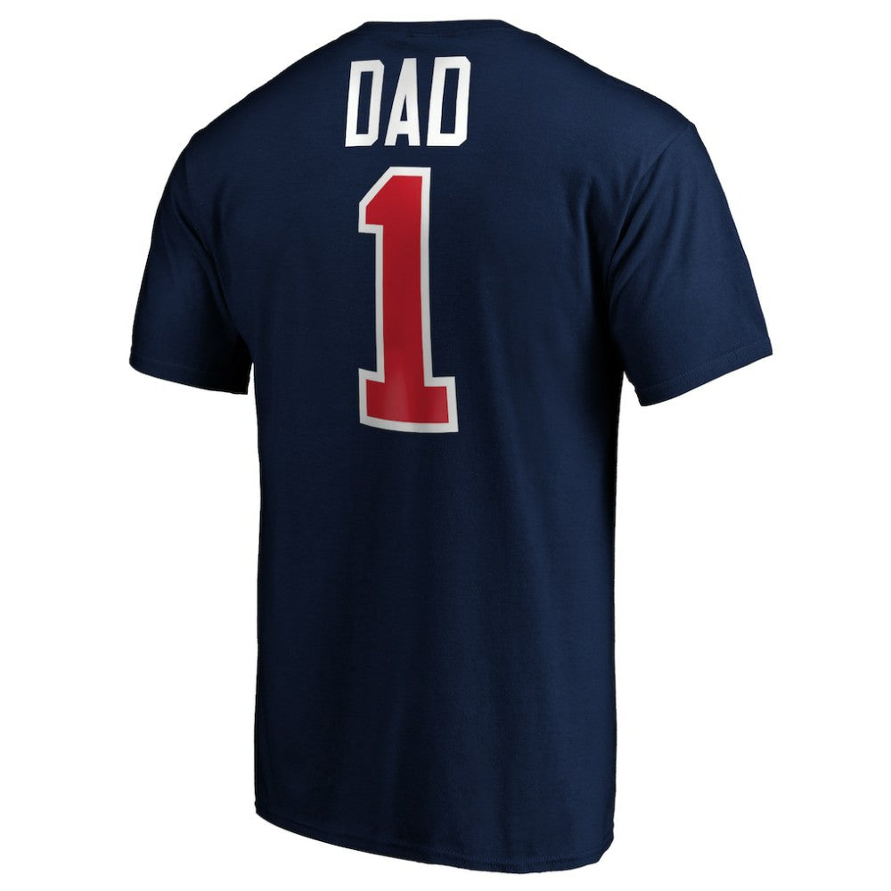 NHL Columbus Blue Jackets #1 Dad T-Shirt