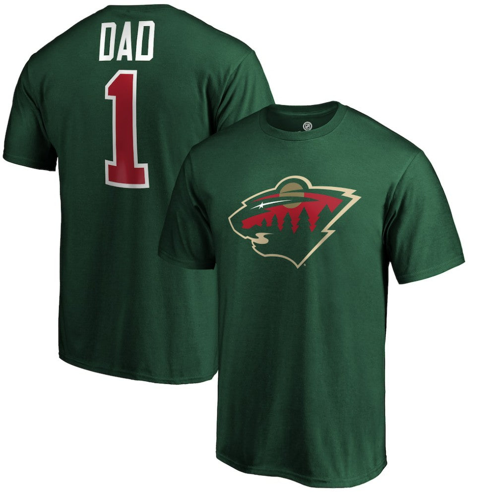 NHL Minnesota Wild #1 Dad T-Shirt