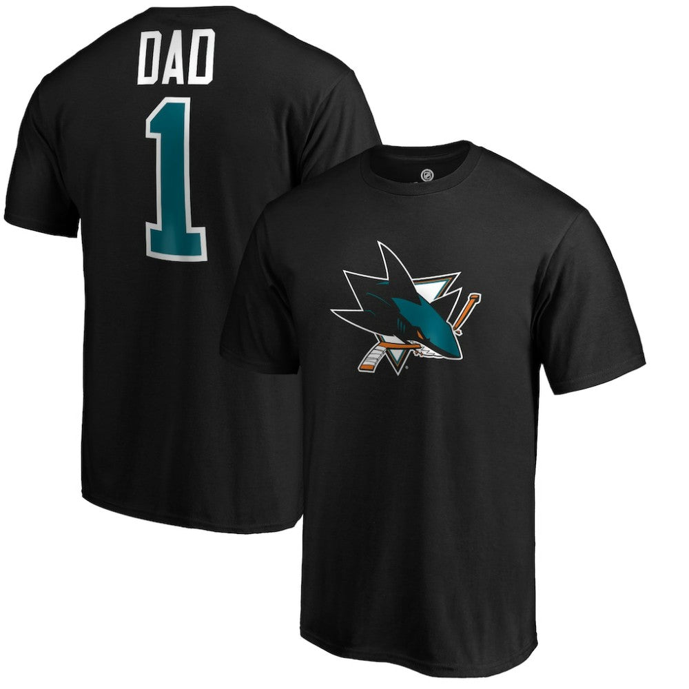 NHL San Jose Sharks #1 Dad T-Shirt