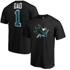 NHL San Jose Sharks #1 Dad T-Shirt