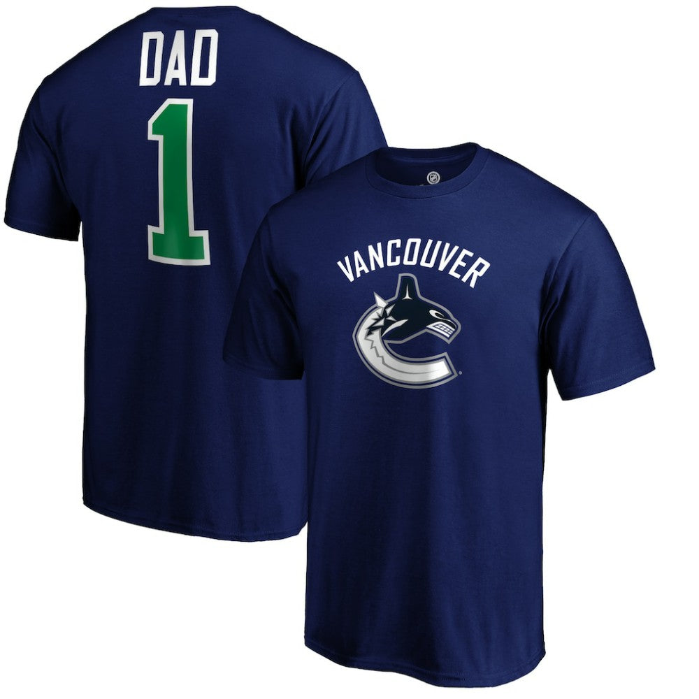 NHL Vancouver Canucks #1 Dad T-Shirt
