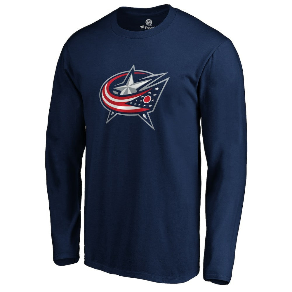 NHL Columbus Blue Jackets #1 Dad Long Sleeve T-Shirt