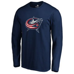 NHL Columbus Blue Jackets #1 Dad Long Sleeve T-Shirt