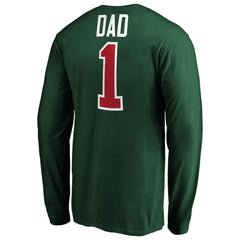 NHL Minnesota Wild #1 Dad Long Sleeve T-Shirt