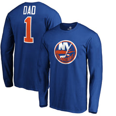 NHL New York Islanders #1 Dad Long Sleeve T-Shirt