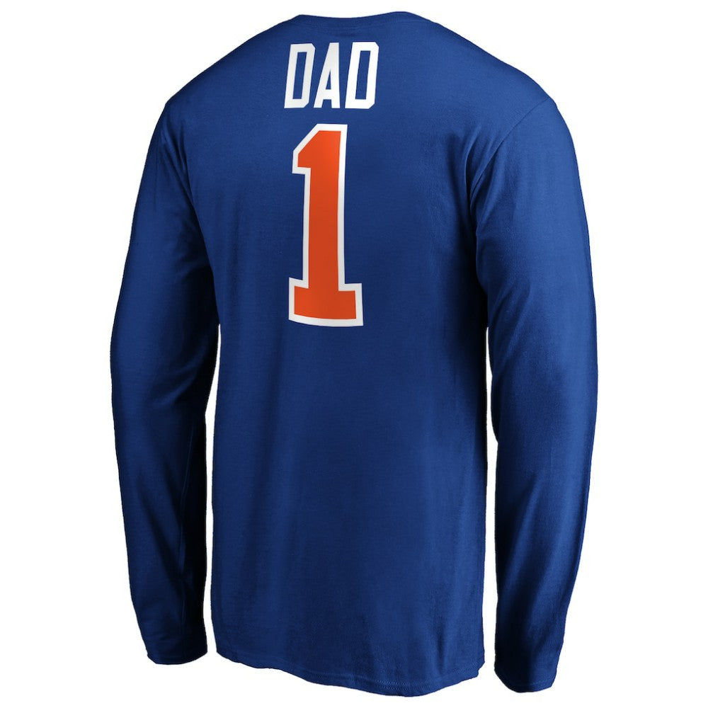 NHL New York Islanders #1 Dad Long Sleeve T-Shirt