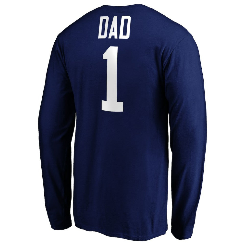 NHL Toronto Maple Leafs #1 Dad Long Sleeve T-Shirt