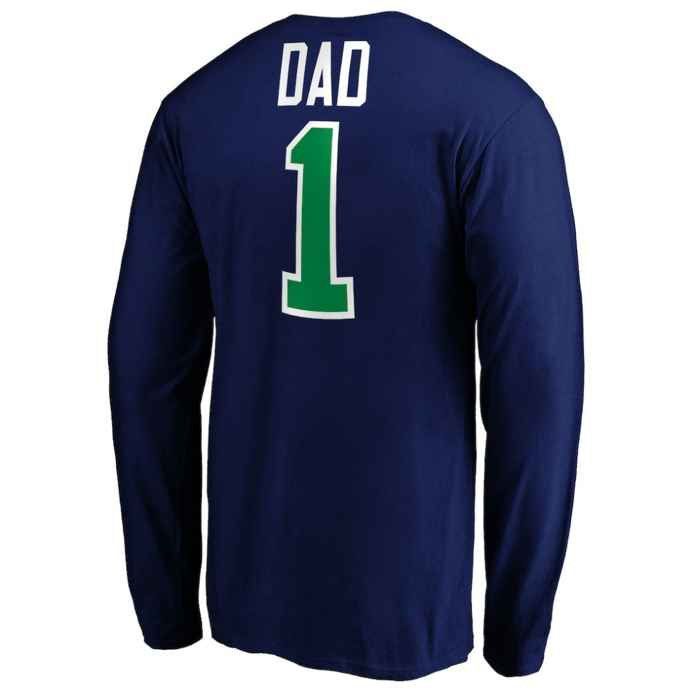 NHL Vancouver Canucks #1 Dad Long Sleeve T-Shirt