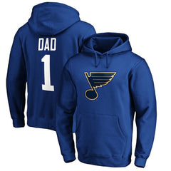 NHL St. Louis Blues #1 Dad Pullover Hoodie