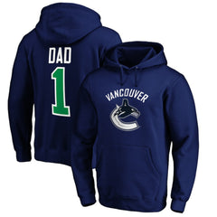 NHL Vancouver Canucks #1 Dad Pullover Hoodie