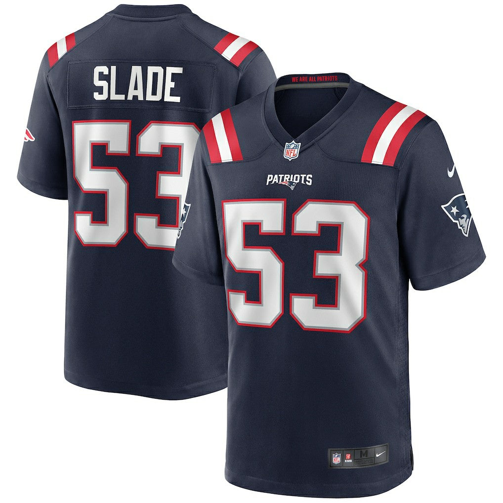 Chris Slade  Game Retired Player Jersey - New England Patriots Jerseys