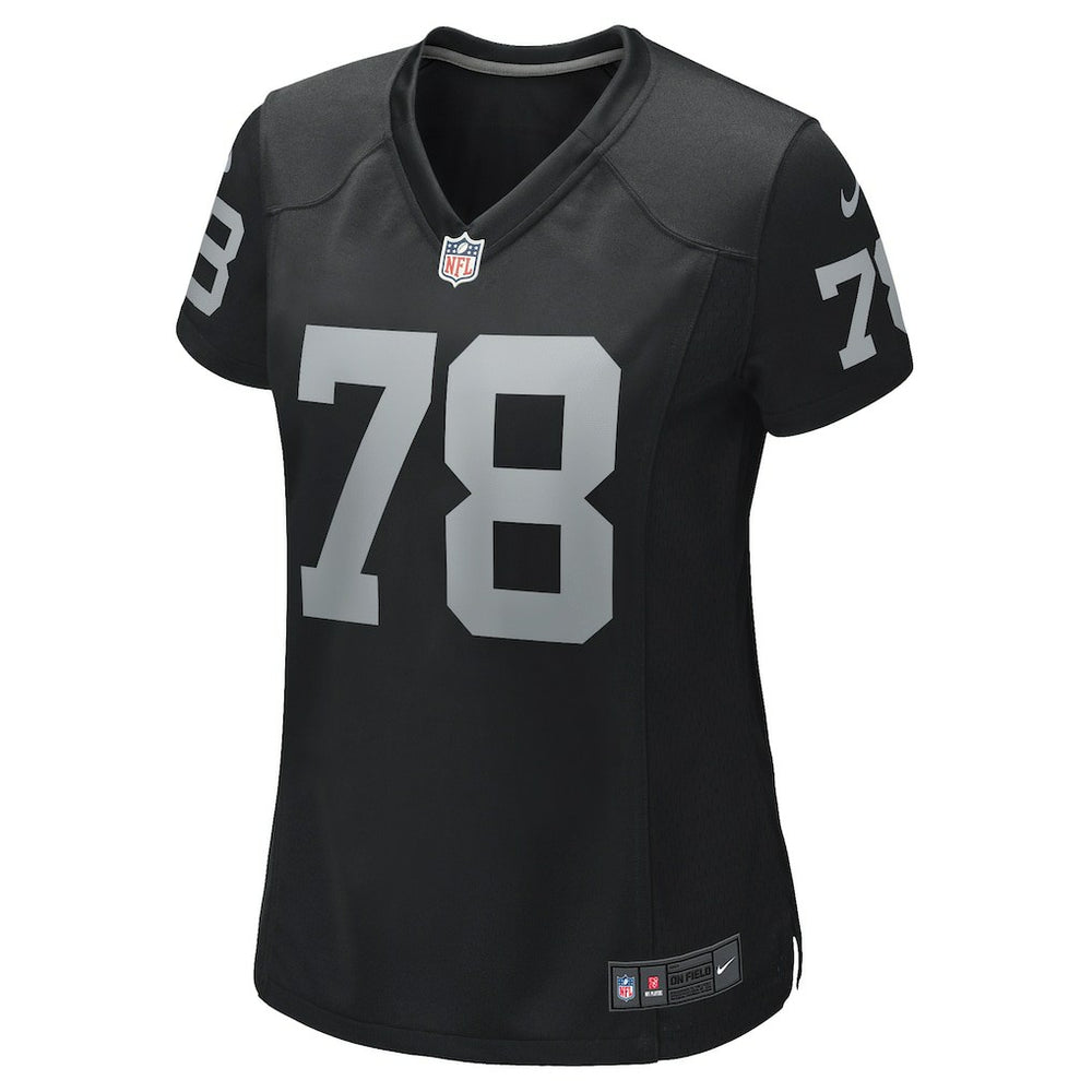 Art Shell  Women's Game Retired Player Jersey - Las Vegas Raiders Jerseys