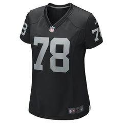 Art Shell  Women's Game Retired Player Jersey - Las Vegas Raiders Jerseys