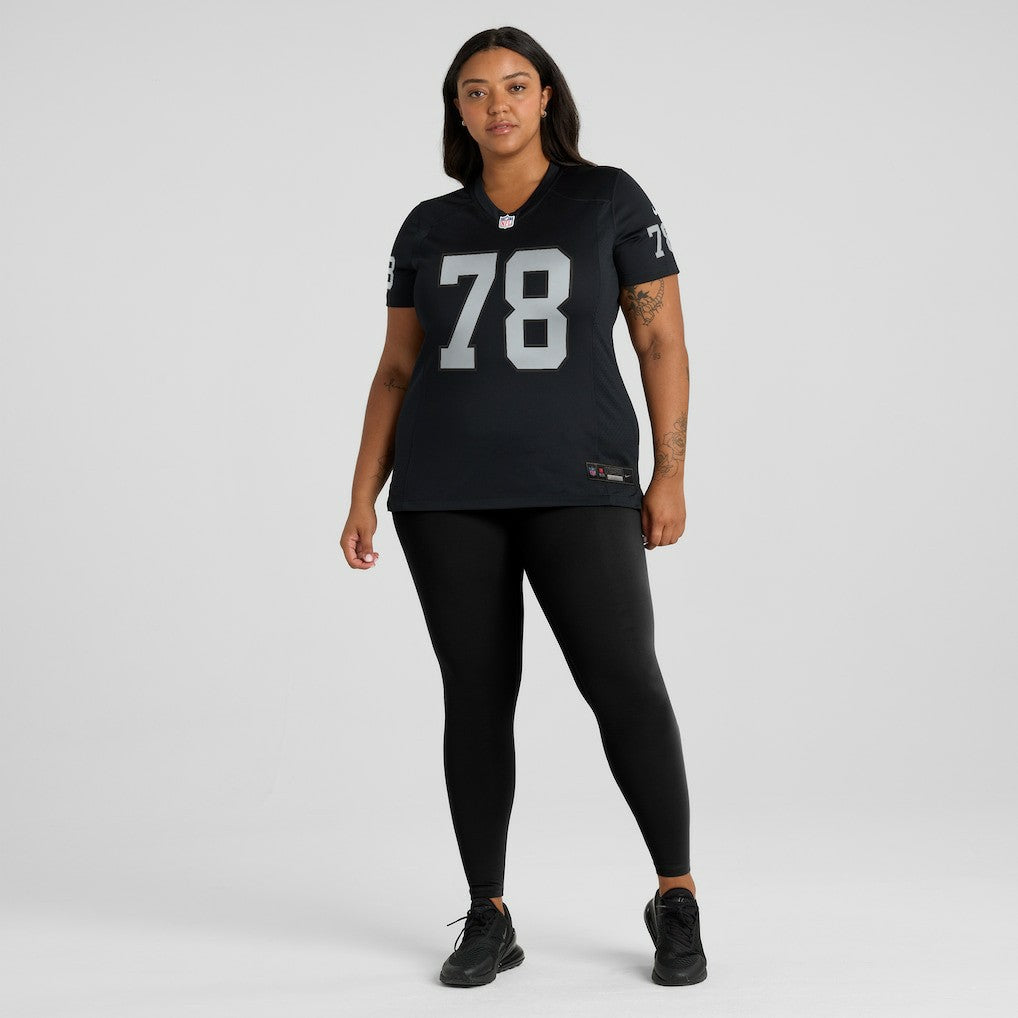 Art Shell  Women's Game Retired Player Jersey - Las Vegas Raiders Jerseys