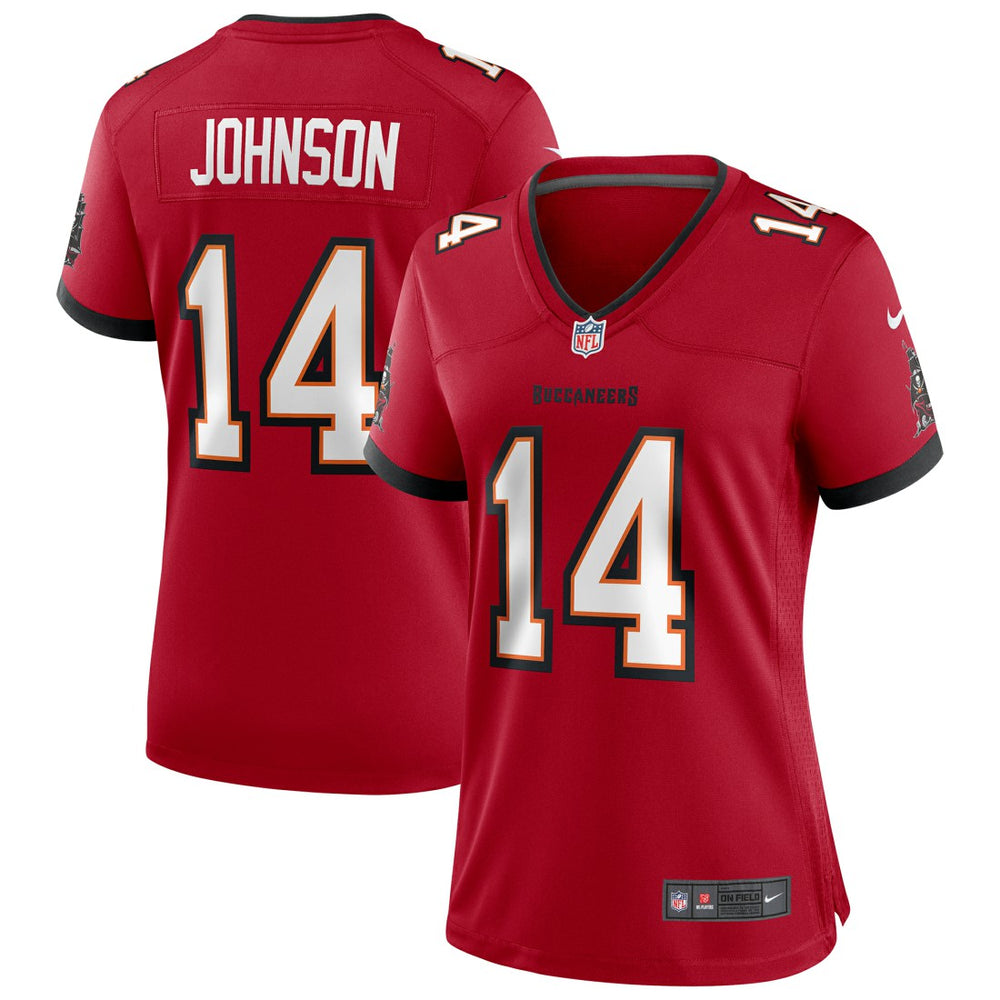 Brad Johnson  Women's Game Retired Player Jersey - Tampa Bay Buccaneers Jerseys