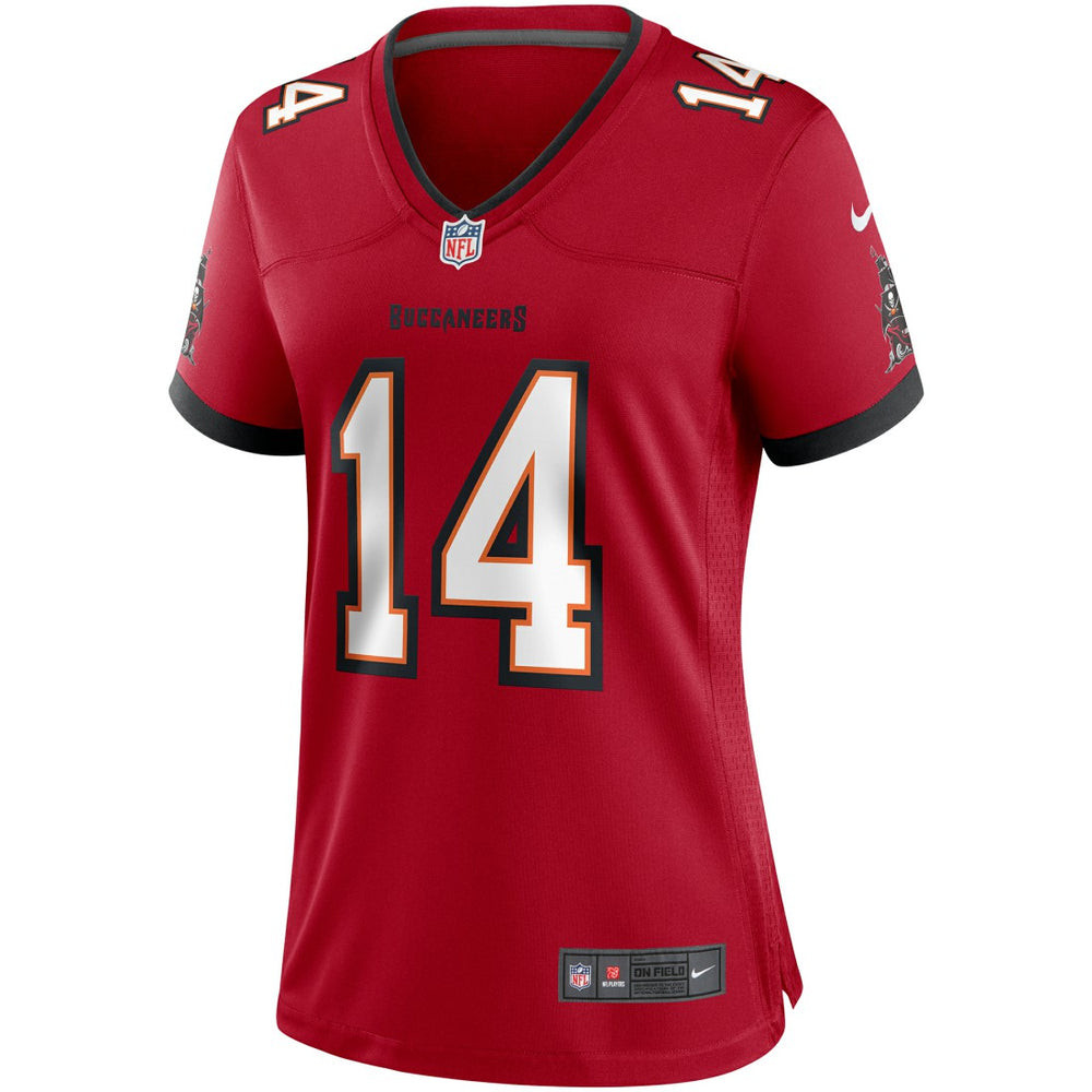 Brad Johnson  Women's Game Retired Player Jersey - Tampa Bay Buccaneers Jerseys