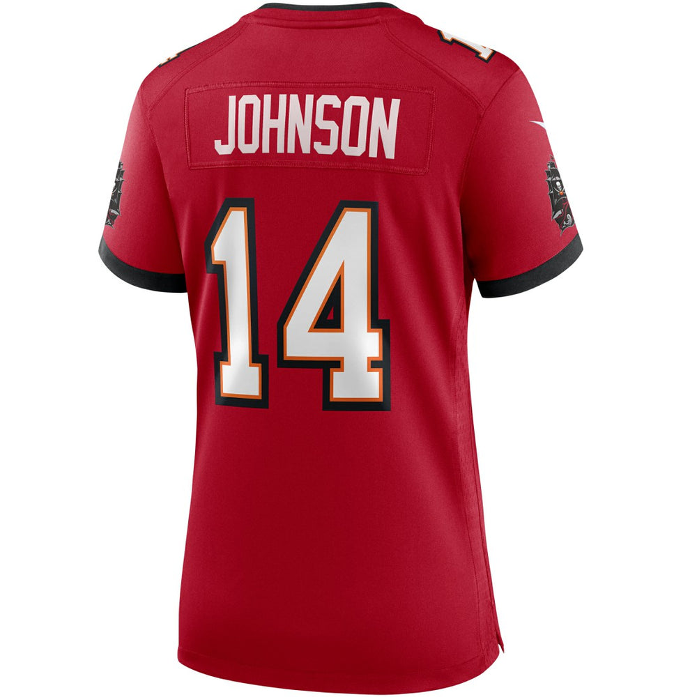 Brad Johnson  Women's Game Retired Player Jersey - Tampa Bay Buccaneers Jerseys