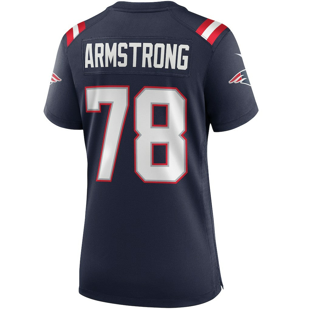 Bruce Armstrong  Women's Game Retired Player Jersey - New England Patriots Jerseys
