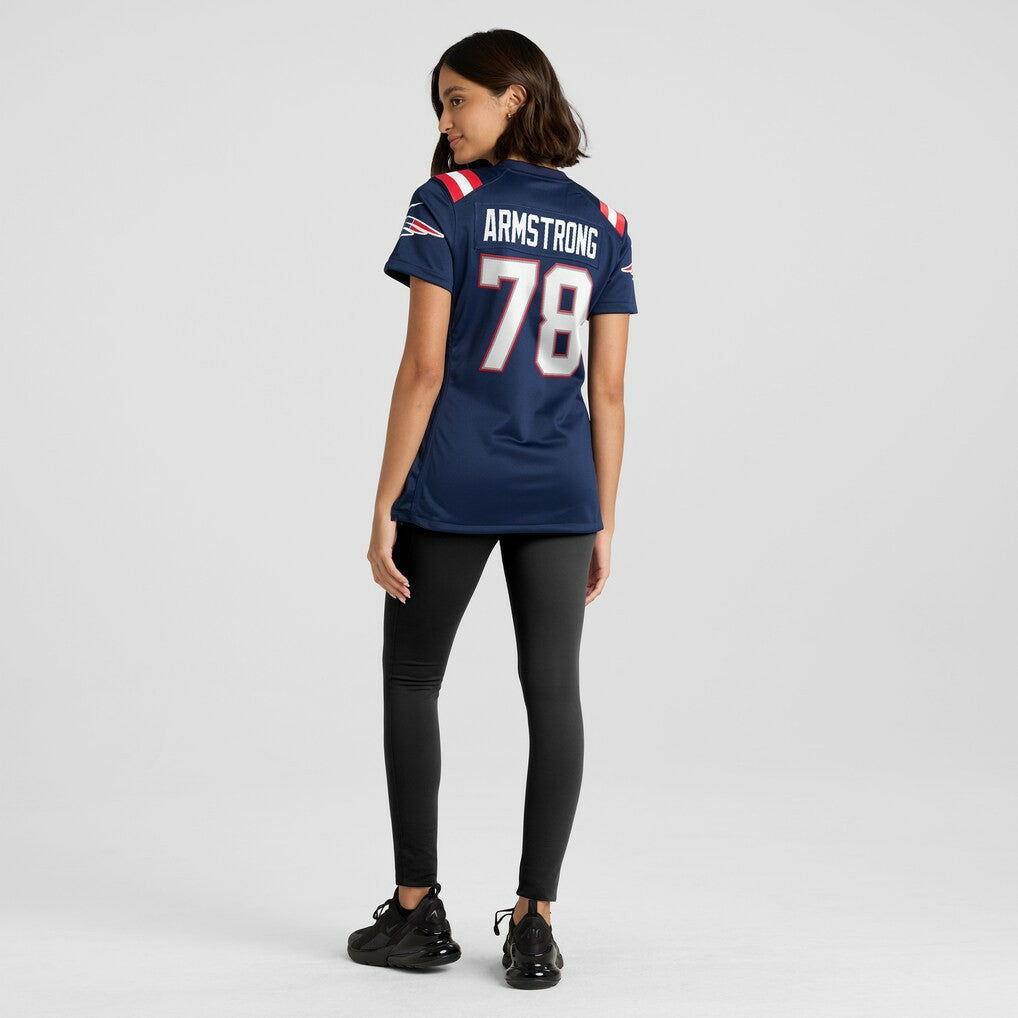 Bruce Armstrong  Women's Game Retired Player Jersey - New England Patriots Jerseys