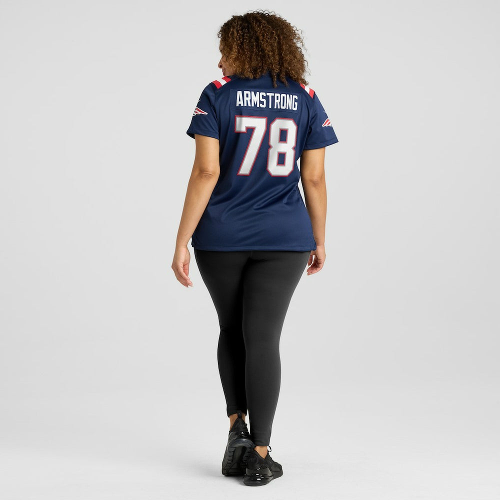 Bruce Armstrong  Women's Game Retired Player Jersey - New England Patriots Jerseys