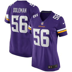Chris Doleman  Women's Game Retired Player Jersey - Minnesota Vikings Jerseys