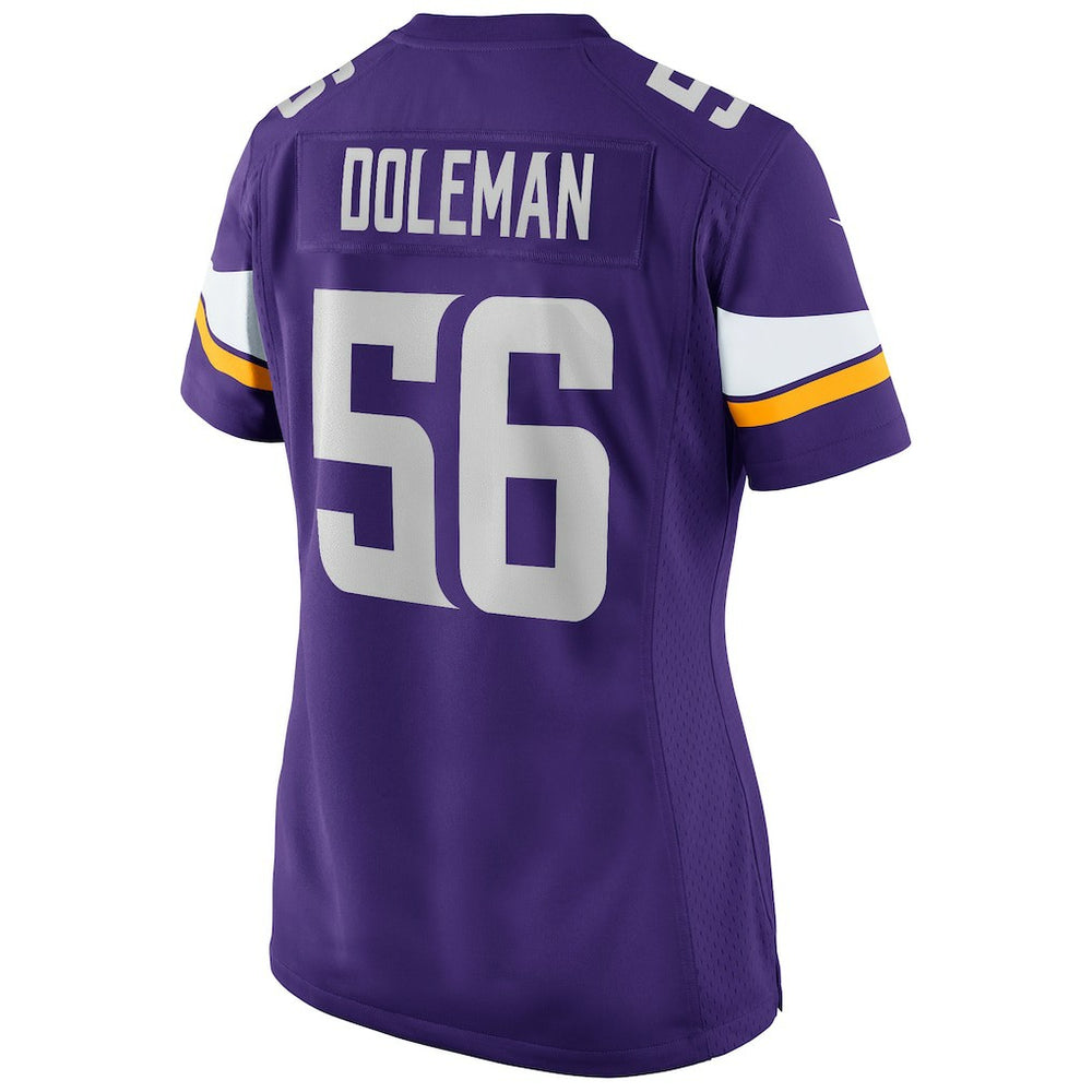 Chris Doleman  Women's Game Retired Player Jersey - Minnesota Vikings Jerseys