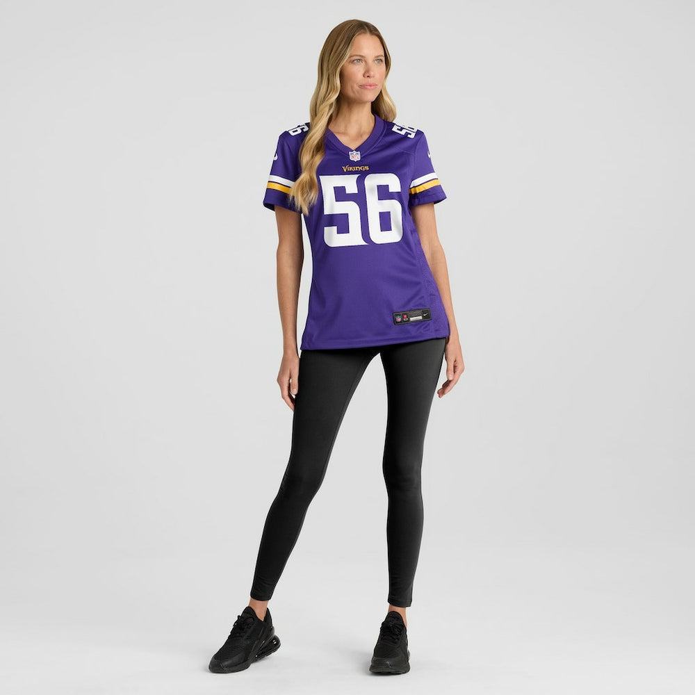 Chris Doleman  Women's Game Retired Player Jersey - Minnesota Vikings Jerseys