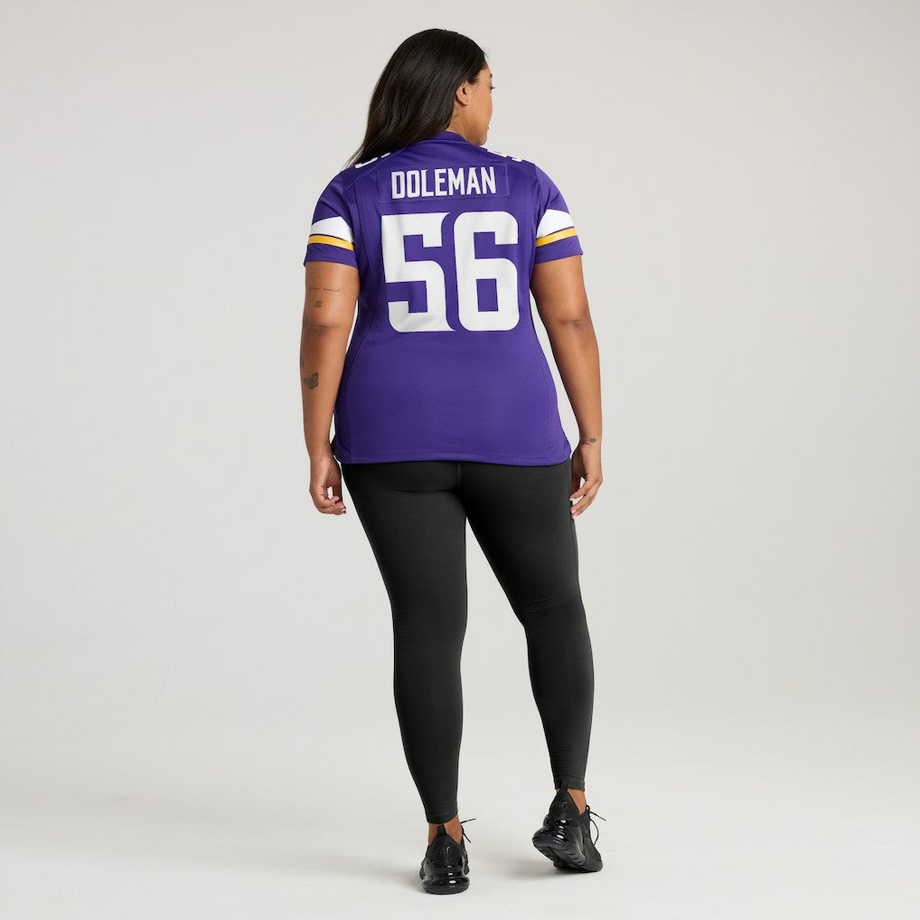 Chris Doleman  Women's Game Retired Player Jersey - Minnesota Vikings Jerseys